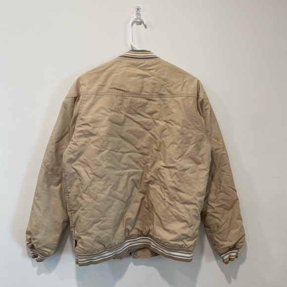 Stussy Khaki Bomber Jacket Men's Medium y2k skate surf - Picture 3 of 13